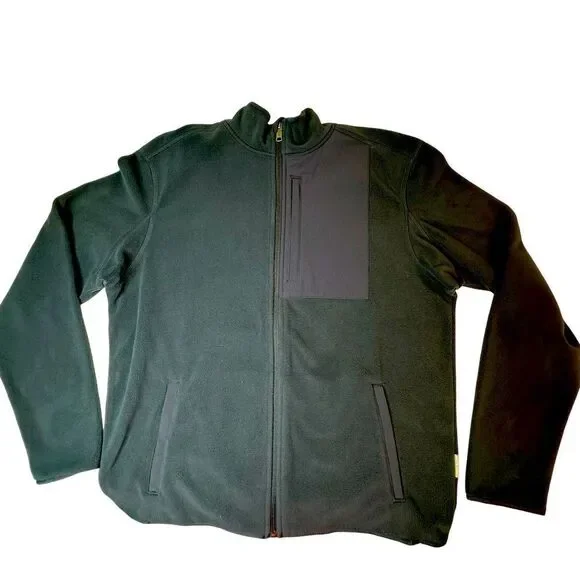 NWT DULUTH Trading Co Checkpoint Fleece Full Zip Mock Navy Jacket Size M - Picture 6 of 15